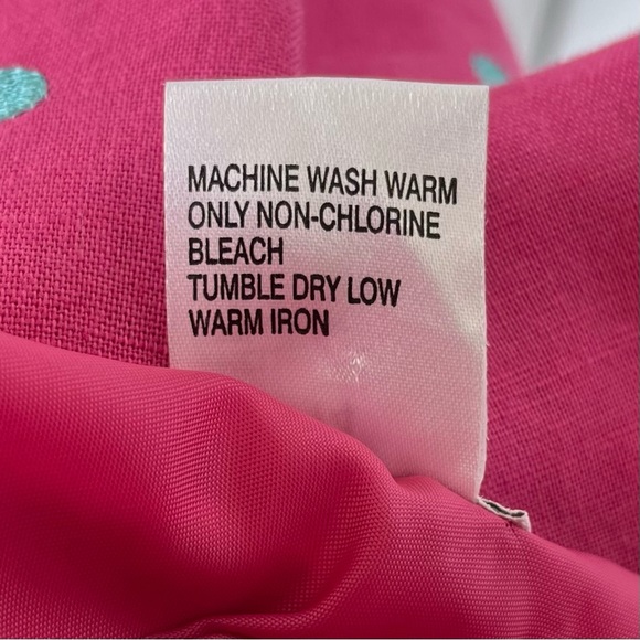 •Talbots Kids• Sleeveless Linen Blend Polka Dot Dress - Size 14 - Picture 7 of 9